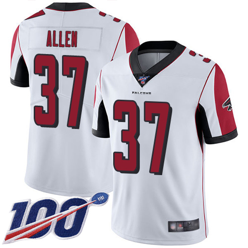 Atlanta Falcons Limited White Men Ricardo Allen Road Jersey NFL Football 37 100th Season Vapor Untouchable